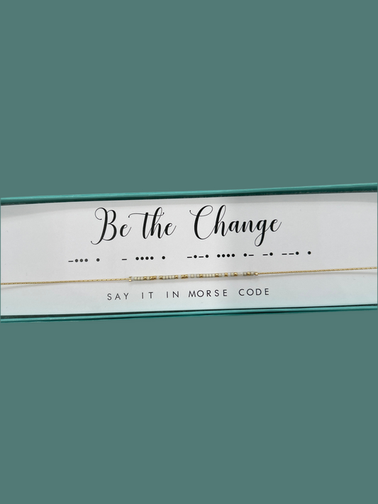 Be The Change Necklace - Dot & Dash