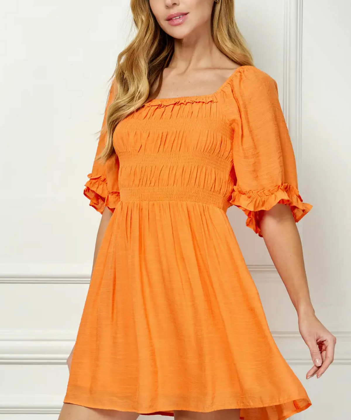 Sunset Square Neck Dress (117)