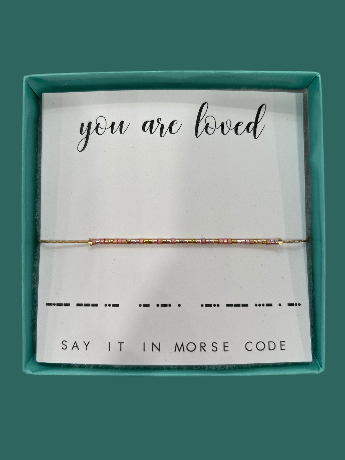 You Are Loved Bracelet - Dot & Dash