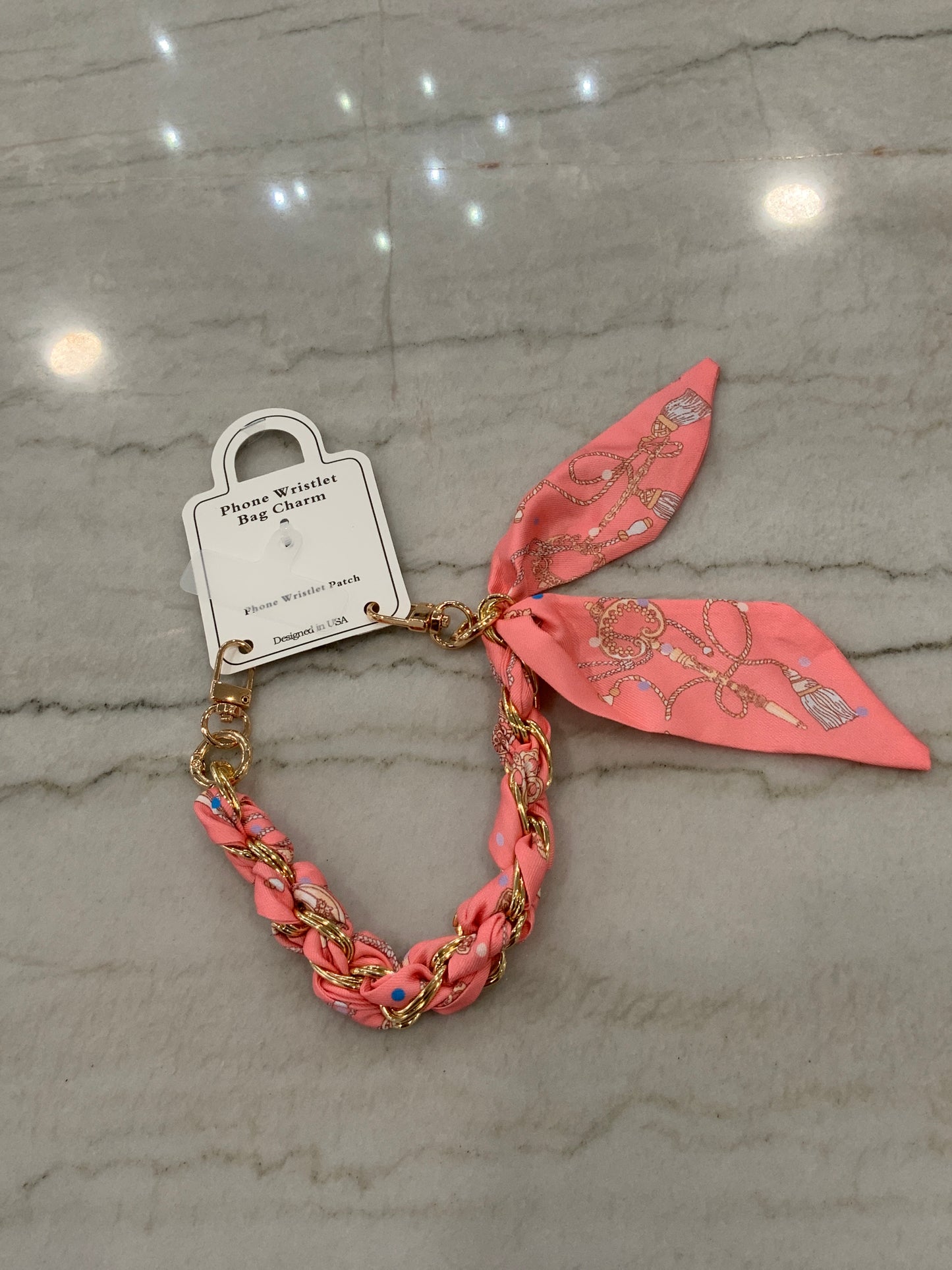 Scarf Phone Wristlet Fairytale Pink