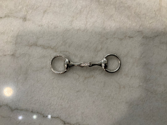 Silver Horsebit scarf ring
