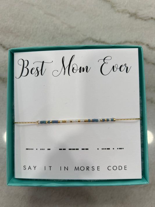 Best Mom Ever Bracelet - Dot & Dash