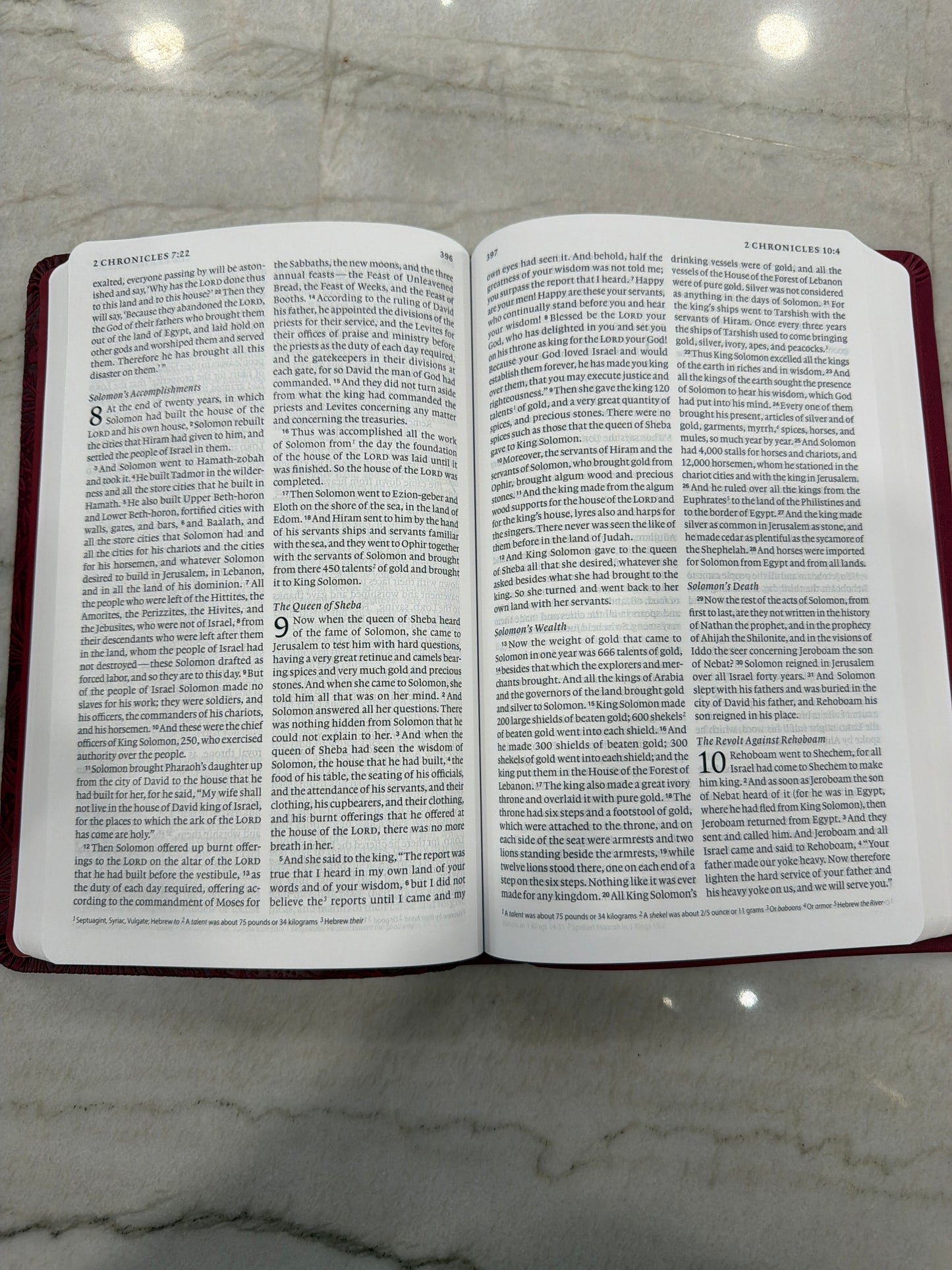 Raspberry Flower ESV Bible