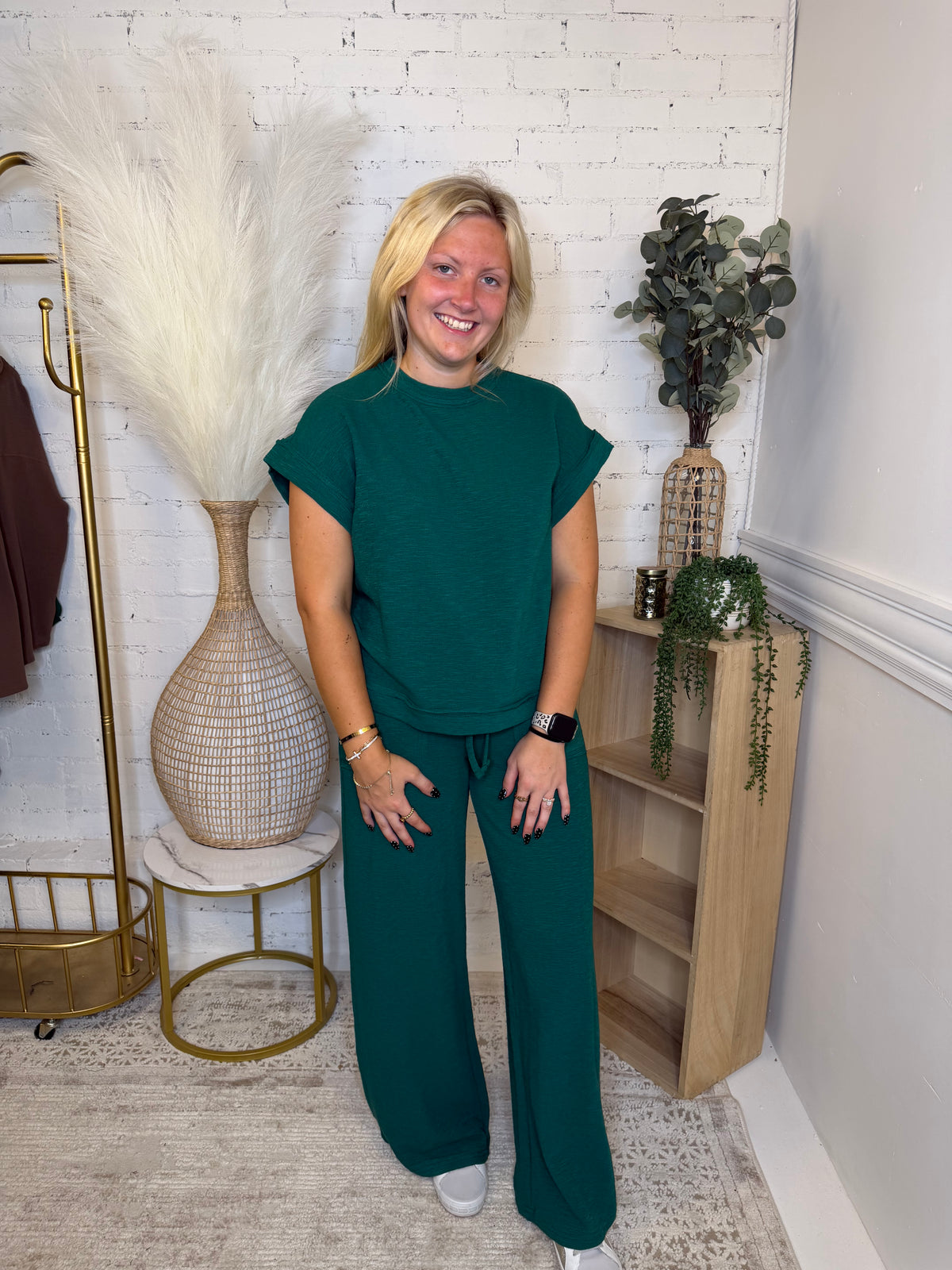 Hunter Green Cozy Set (117)