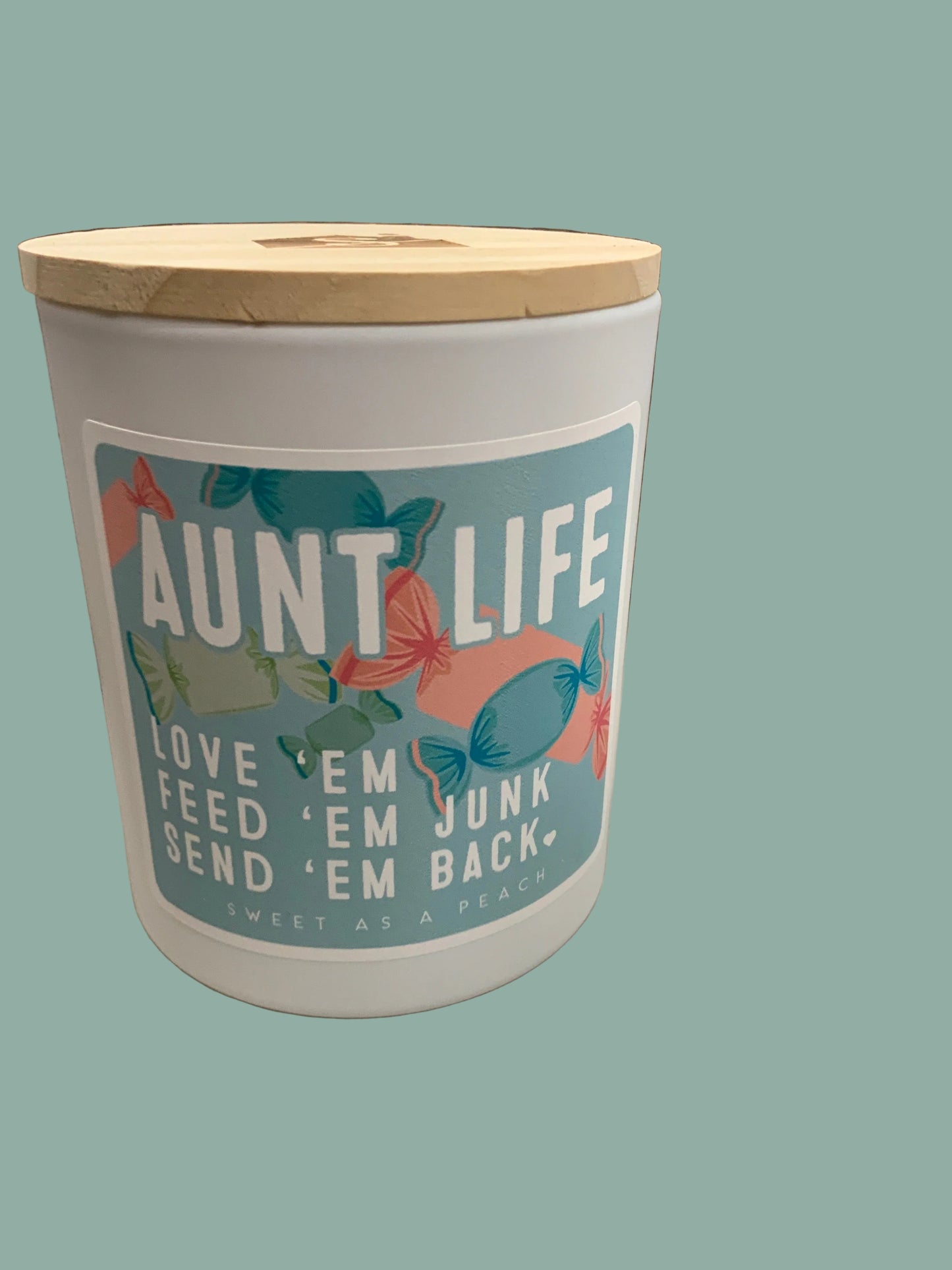 Aunt Life Candy Candle