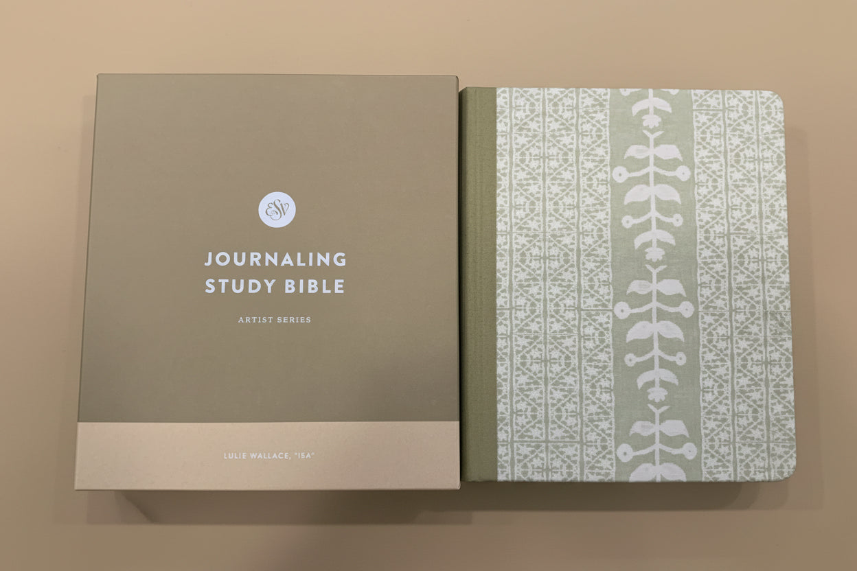 Study & Journaling ESV Green Blush