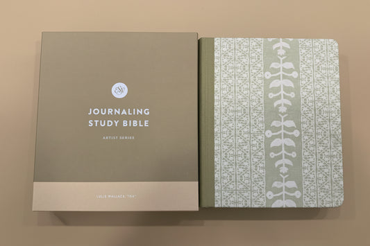 Study & Journaling ESV Green Blush