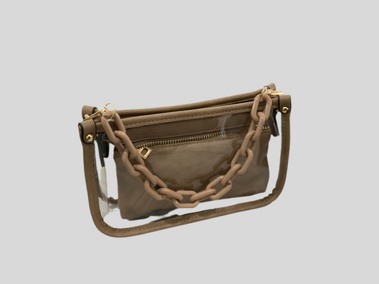Brown rectangle purse 117