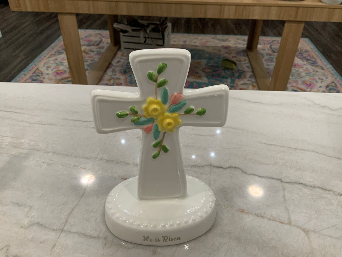 He is Risen Standing Cross