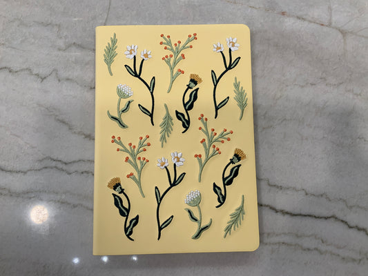 Butter Yellow Blooms journal