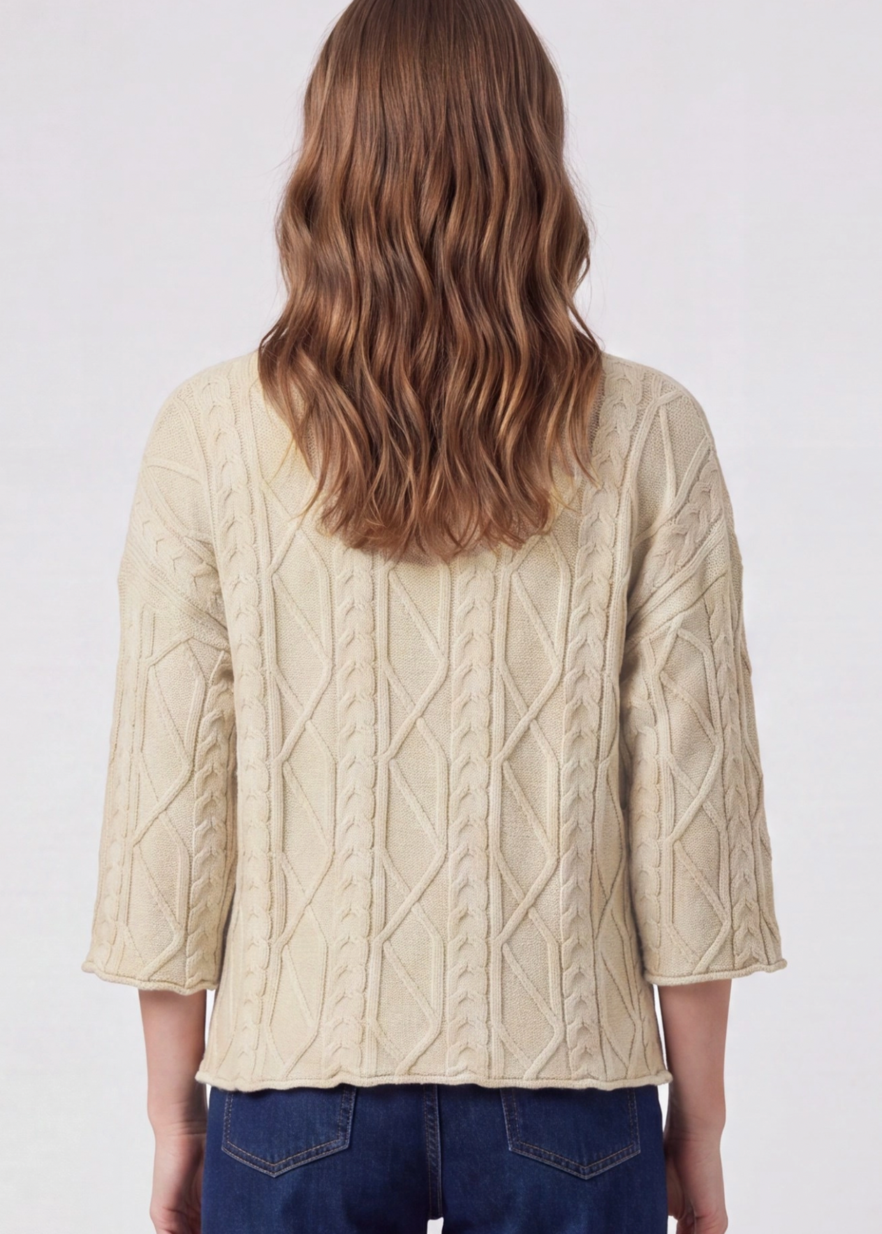 Cozy Taupe Fall Sweater