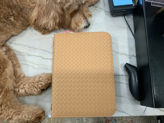 Caramel Weave Bible Case