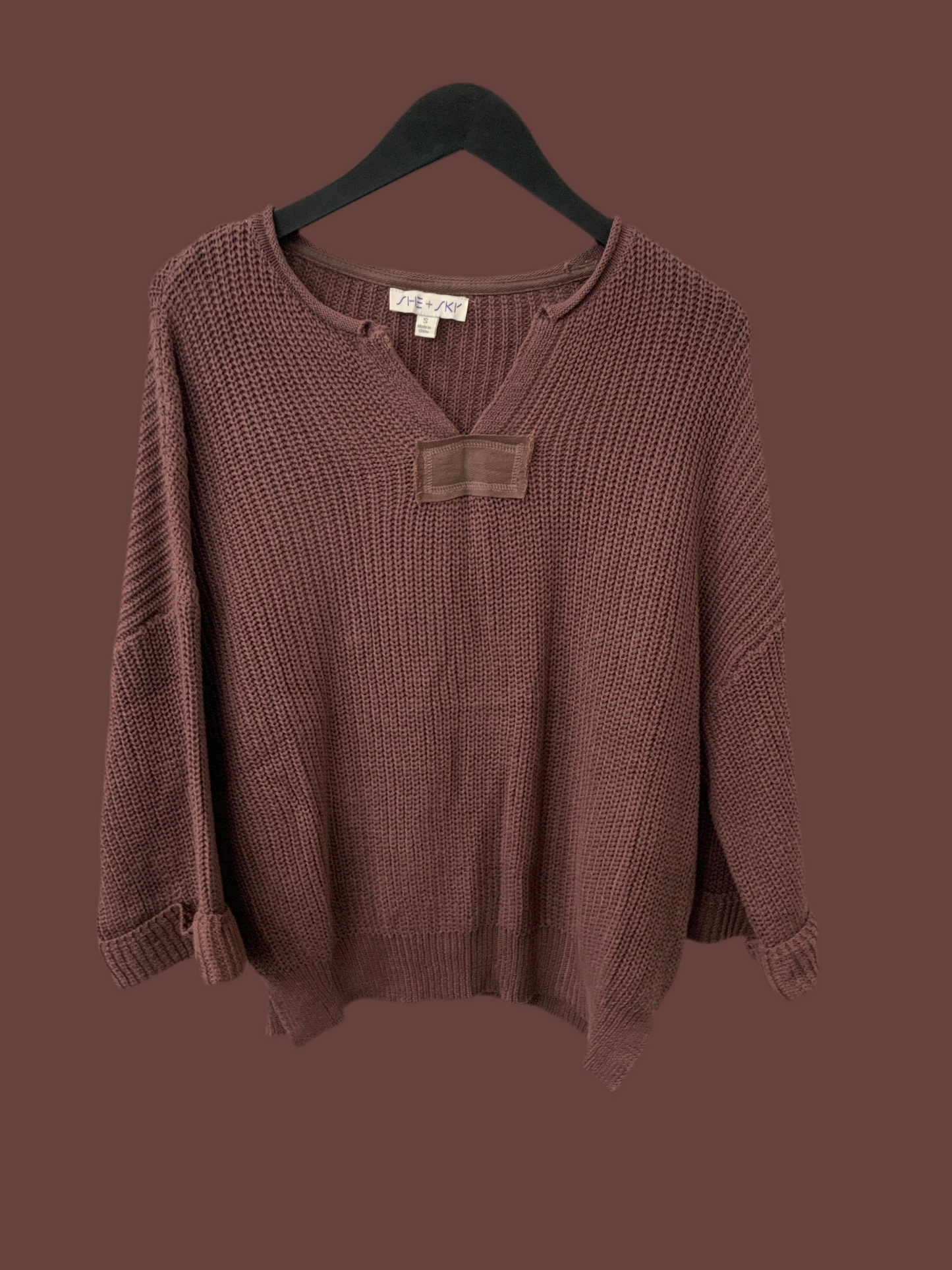 Mocha Plum Luxe Top