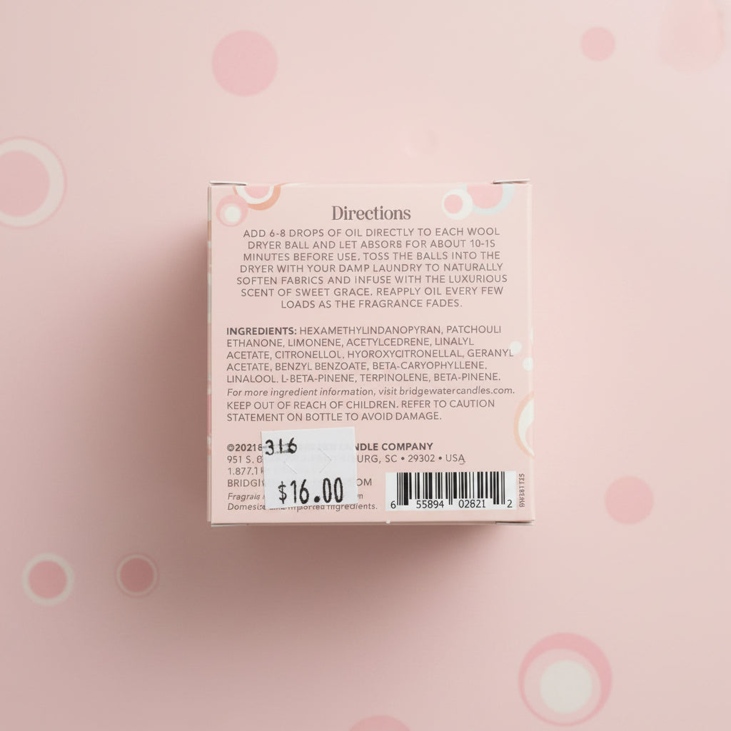 Dryer Ball Oil