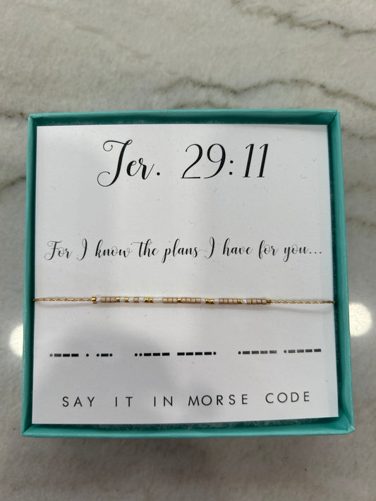 Jer 29:11 Bracelet - Dot & Dash