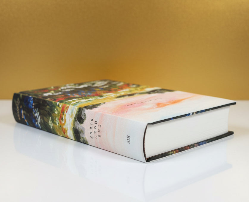 Grace Flower Field Bible Large Print - KJV