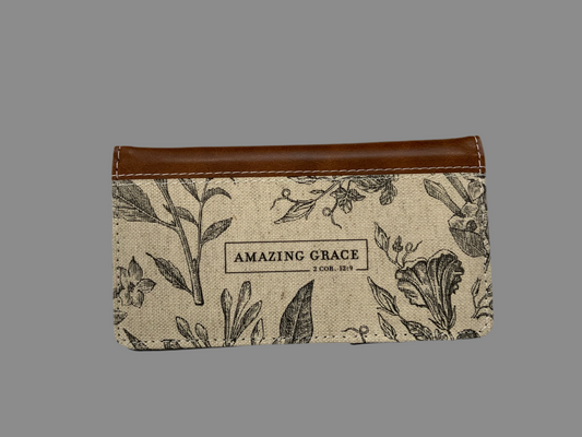 Amazing Grace checkbook cover