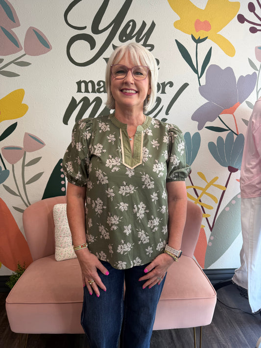 The Wild Fern Blouse