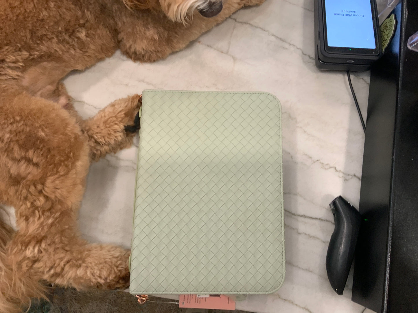 Sage Weave Bible Case