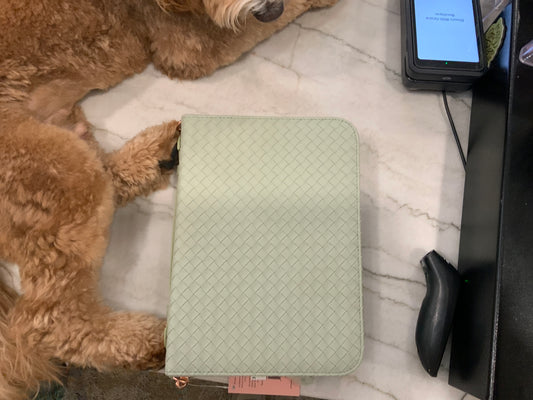 Sage Weave Bible Case
