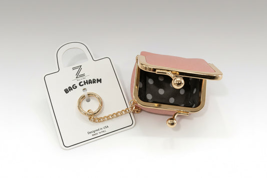 Pink Bag Charm