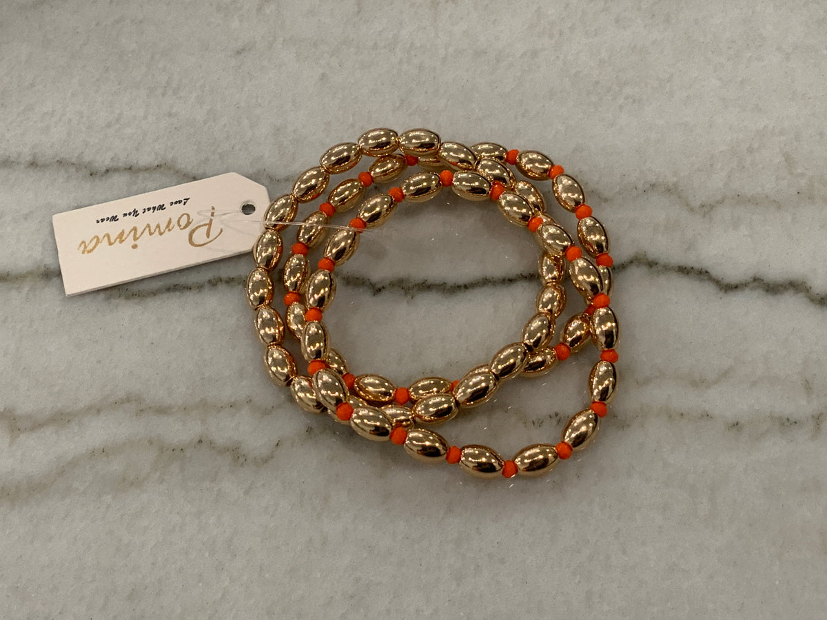 Luxe Oval Beaded Set