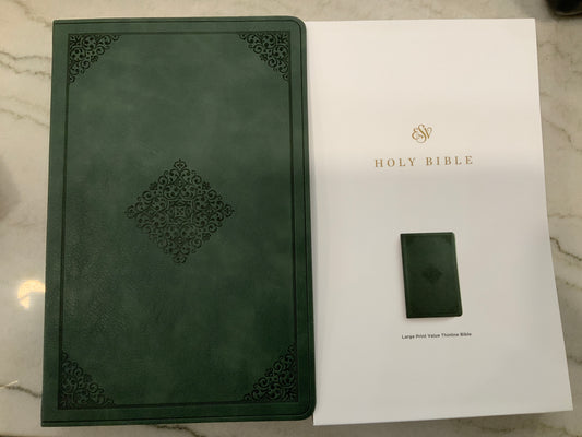 Dark Green Thinline ESV Bible