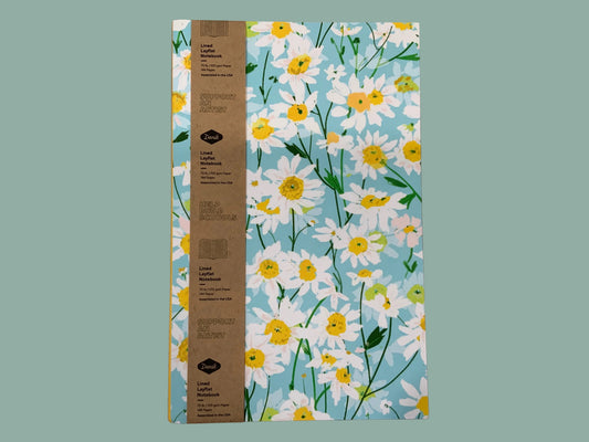 Blue Daisy Flowers Notebook