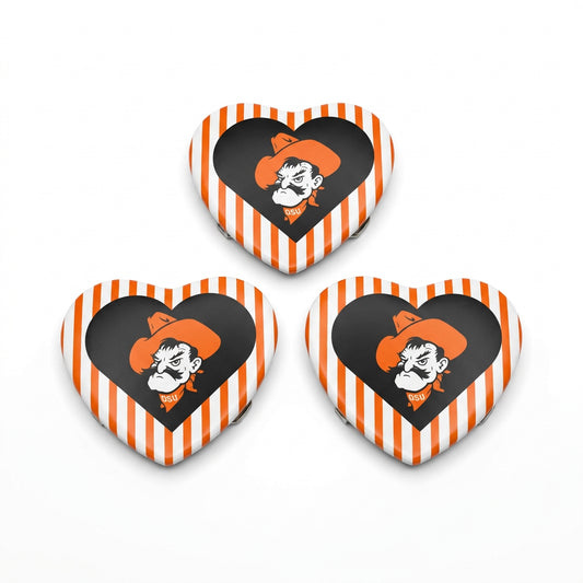 Pistol Pete Heart Button