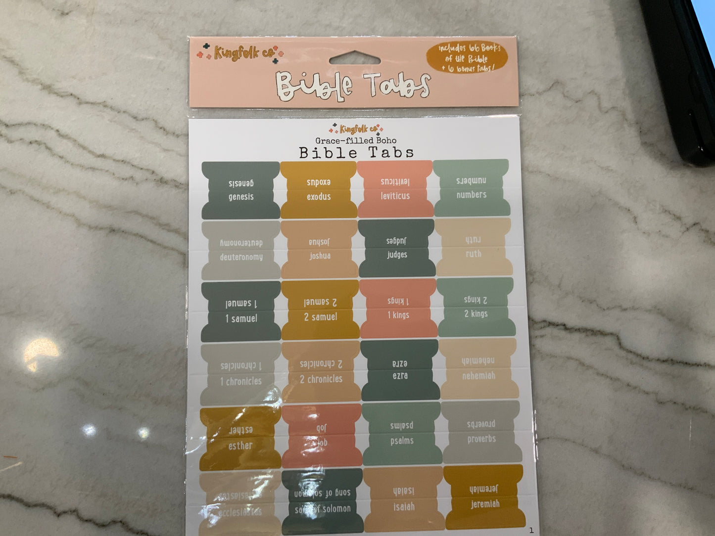 Grace-filled Boho Bible Tabs