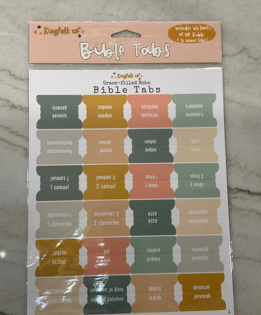 Grace-filled Boho Bible Tabs