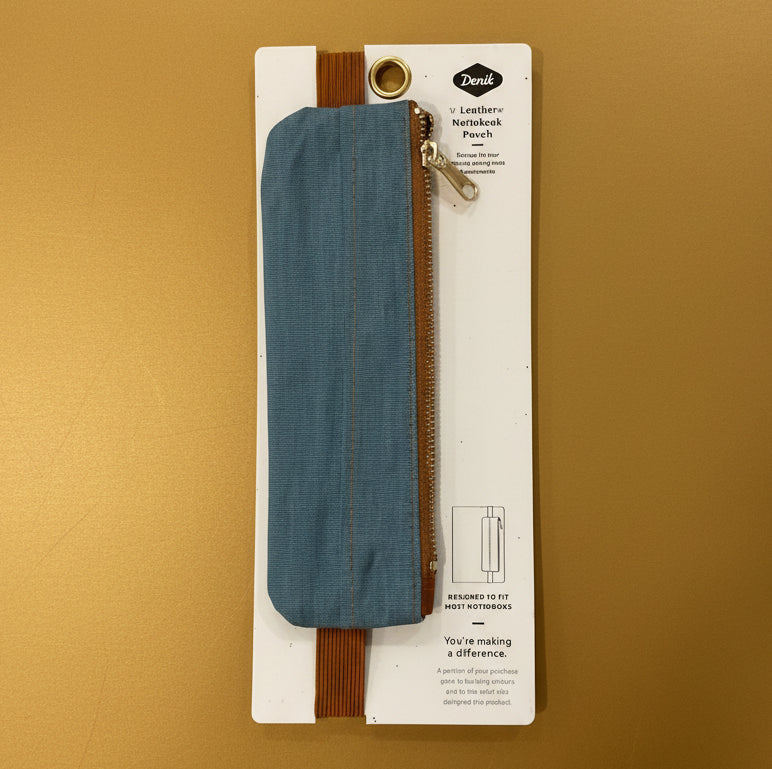Denim Blue Notebook Pouch