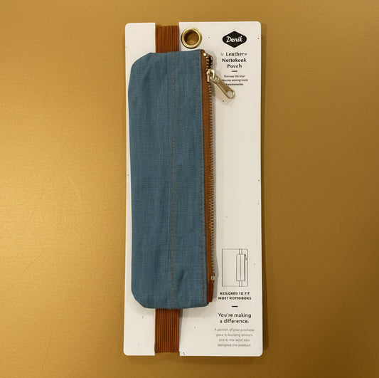 Denim Blue Notebook Pouch