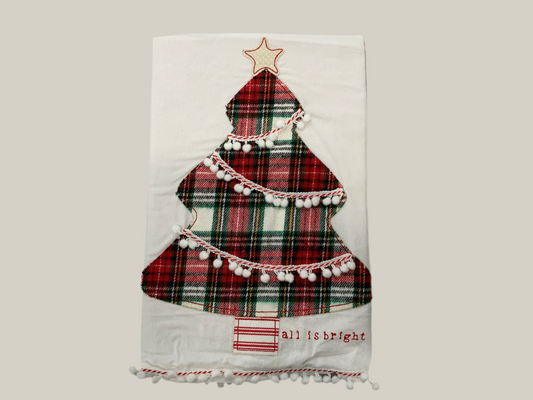 All is bright tea towel