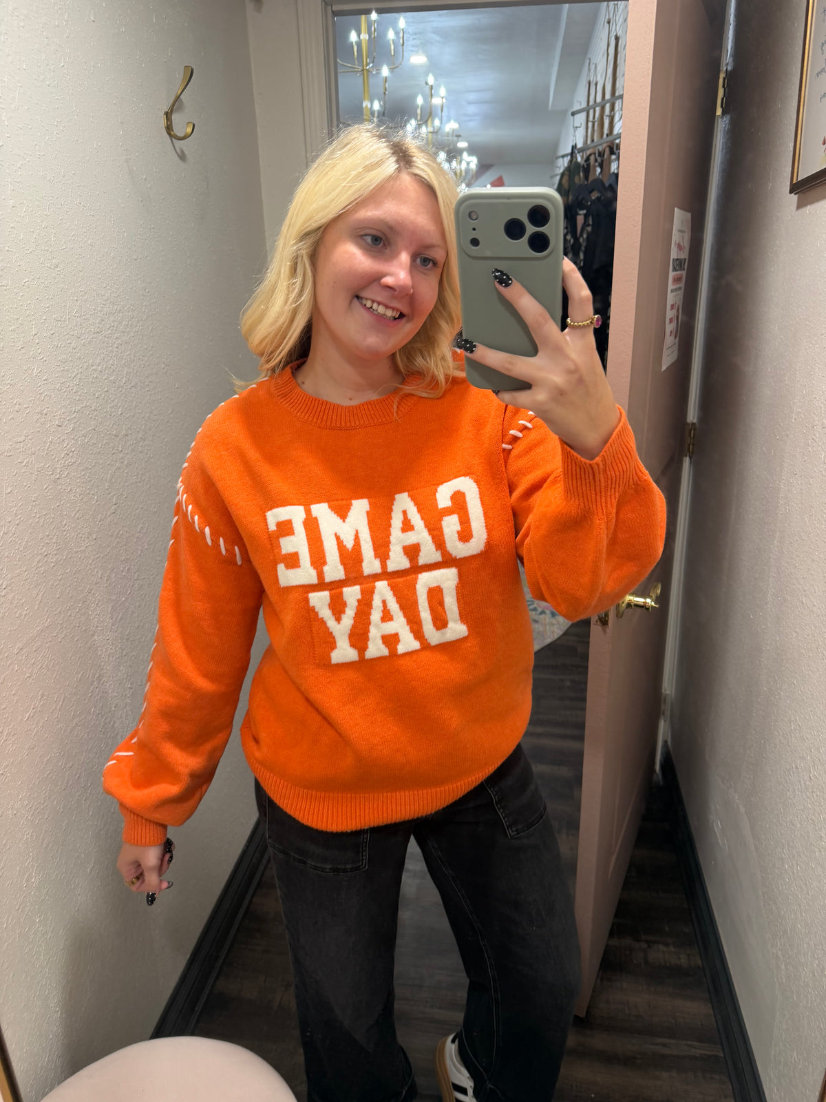 Orange Gameday Sweater