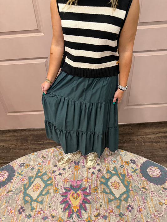 Dark Green Skirt (117)