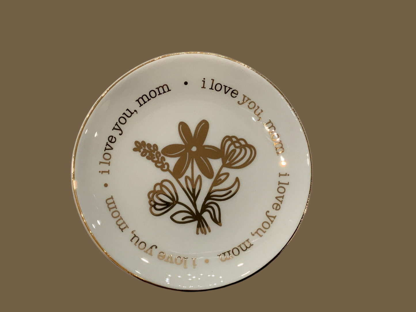 I Love You Mom Trinket Tray