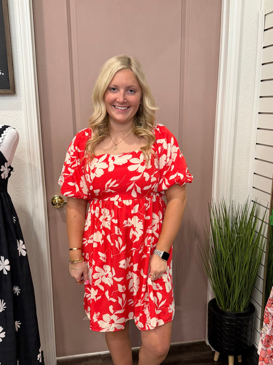 Rosewood Bloom Mini Dress (117)