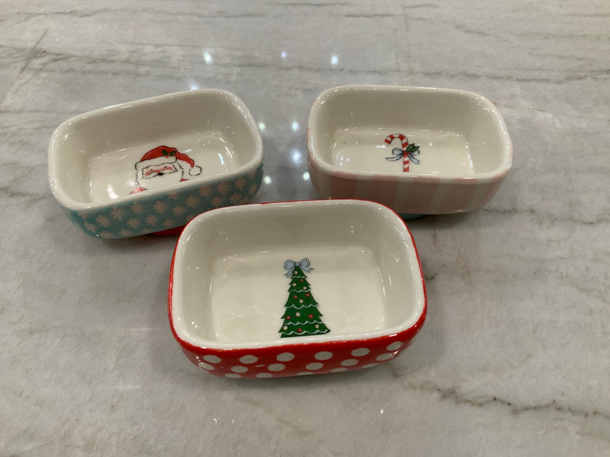 Tiny assorted Christmas Trinket Trays