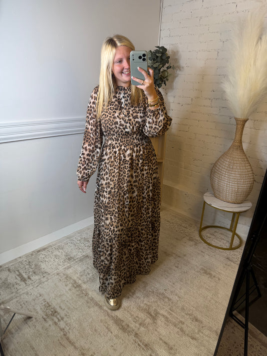 Main Street Moments Cheetah Dress