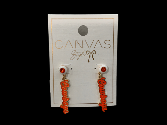 Cowboy Dangle Earrings