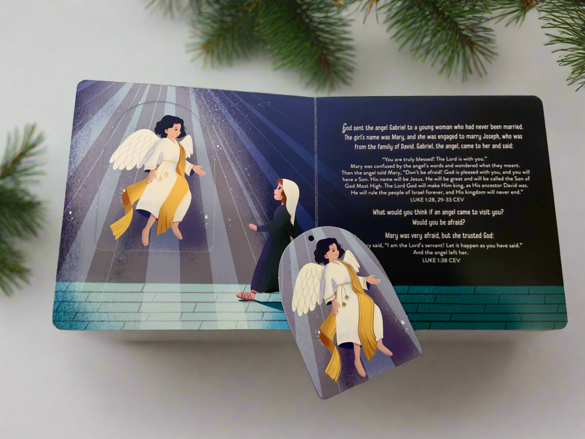 Jesus is Born Nativity Ornament Book