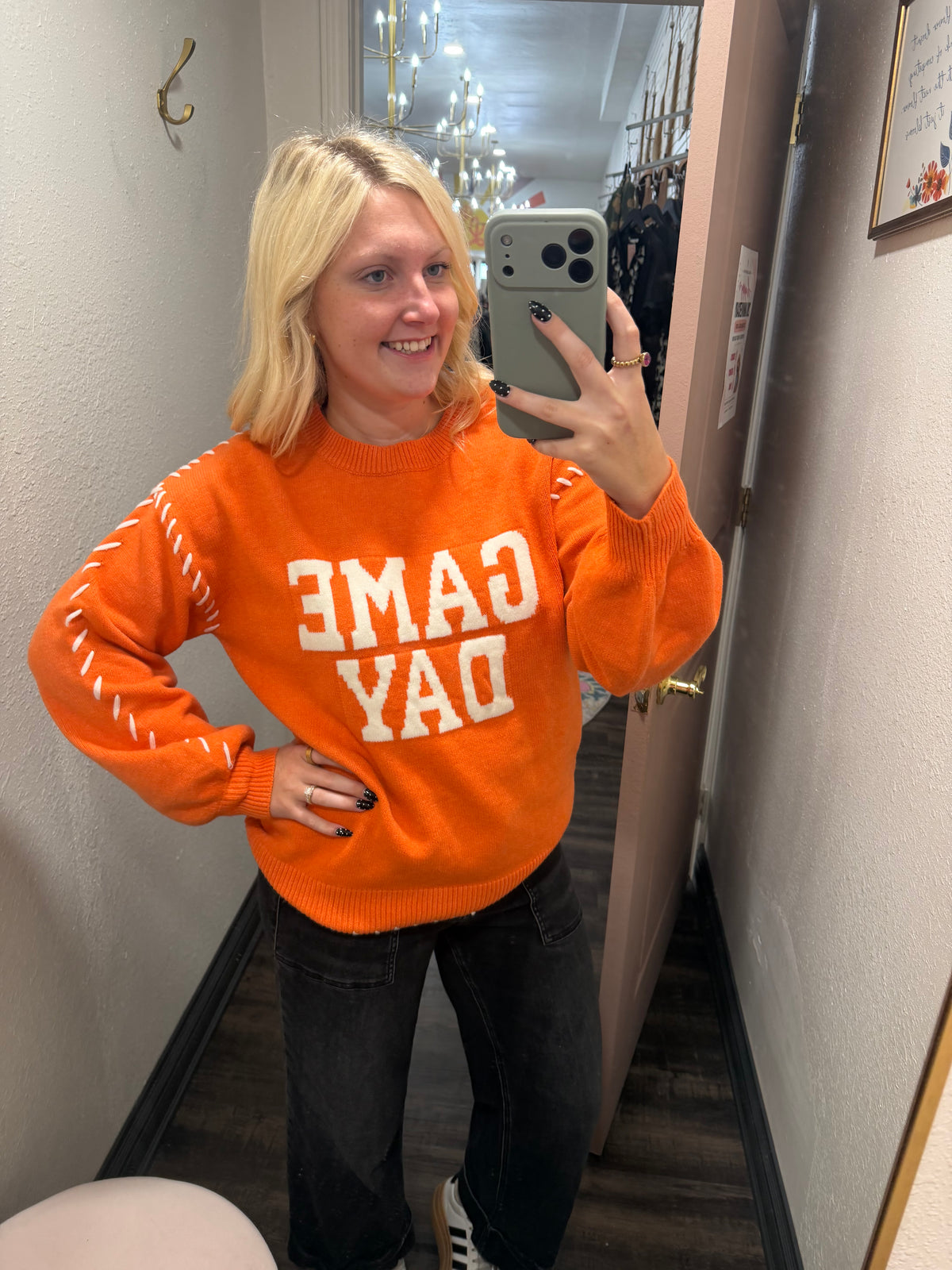 Orange Gameday Sweater