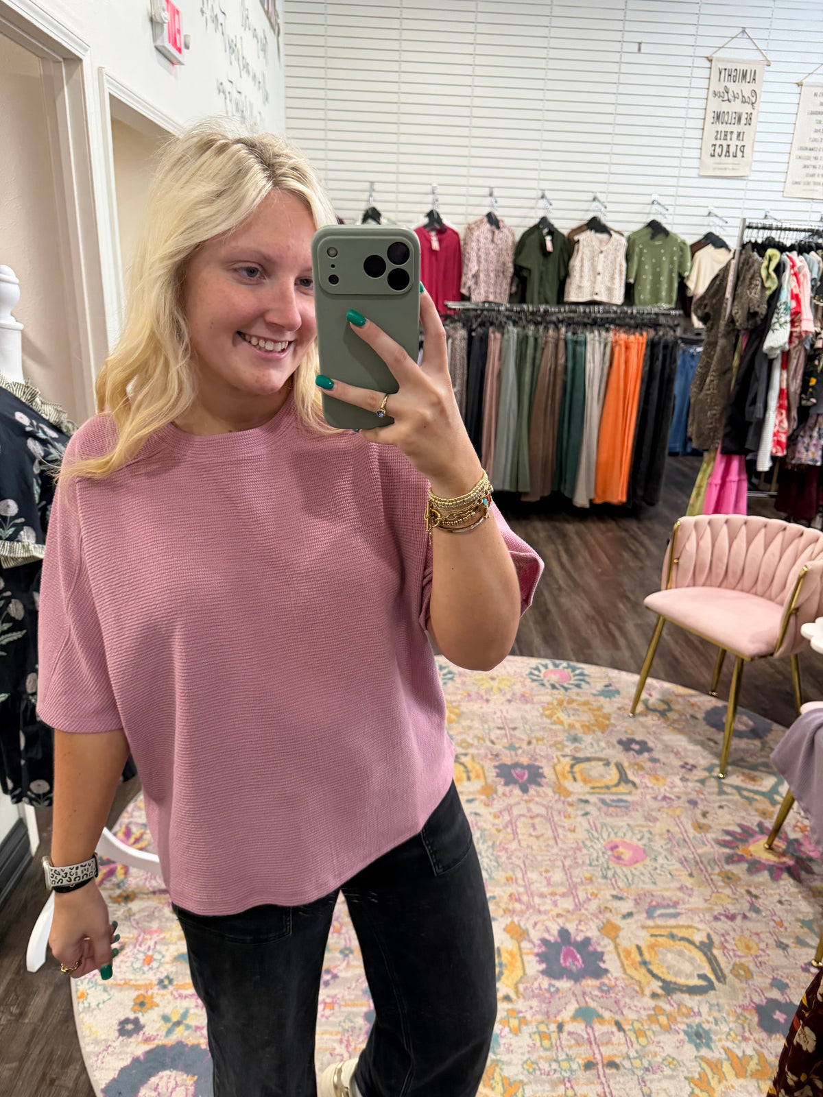 Light Rose Everyday Top (117)