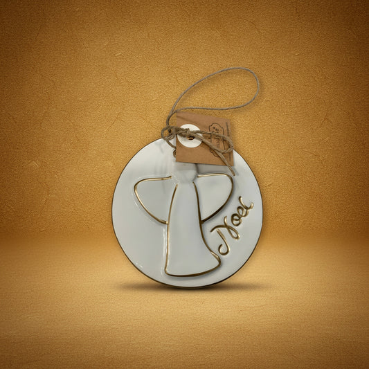 Angel Gold Noel Ornament