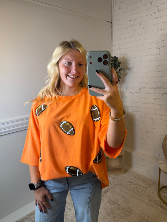 Football Orange Top