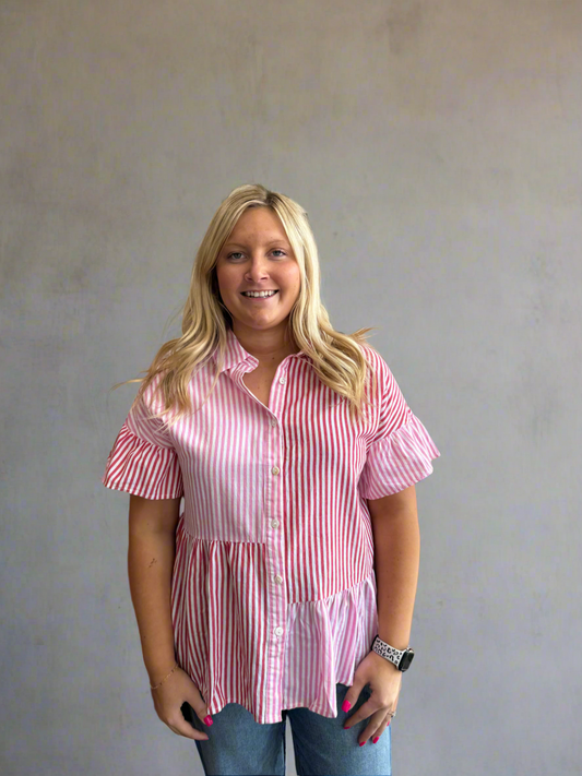 Pink Punch Friday Blouse