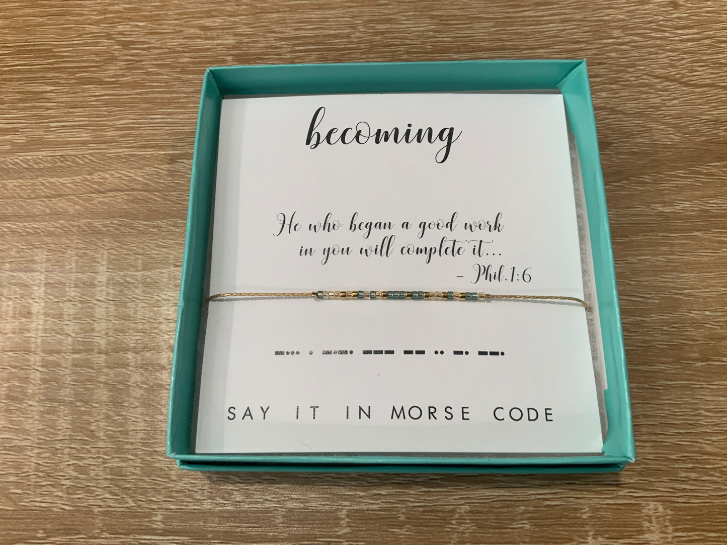 Becoming Bracelet- Dot & Dash