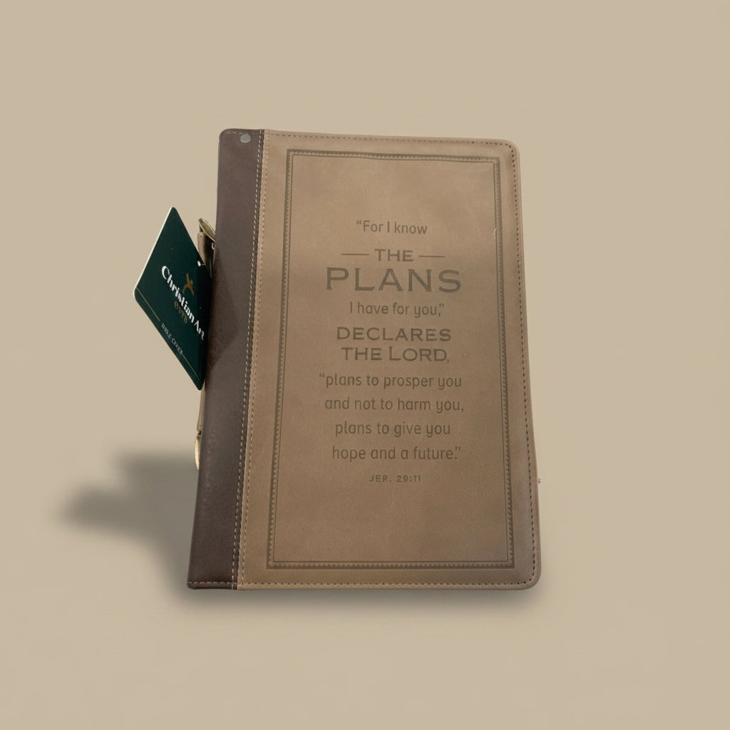 For I Know Tan Bible Cover