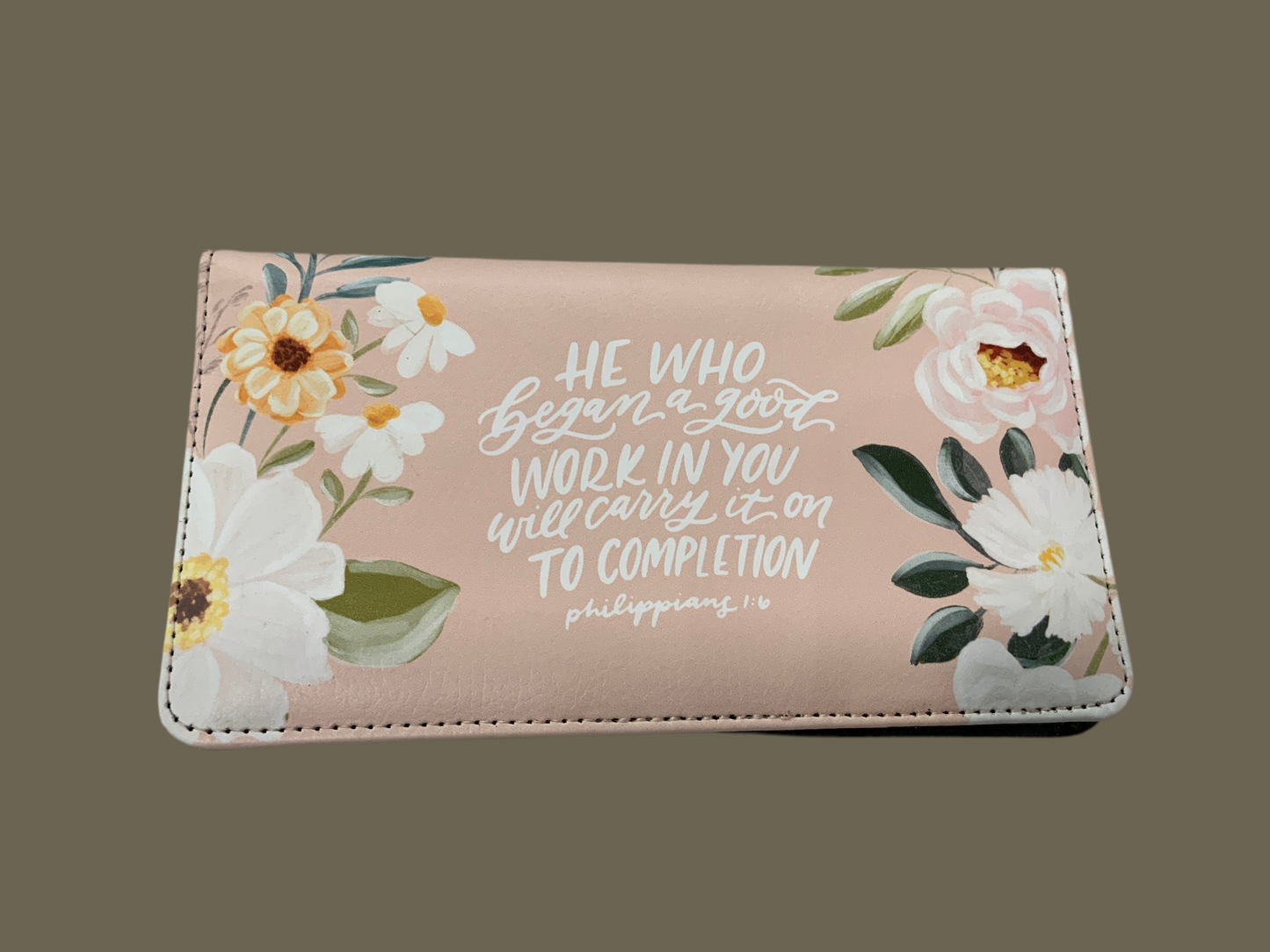 Good Work Phil 1:6 Checkbook
